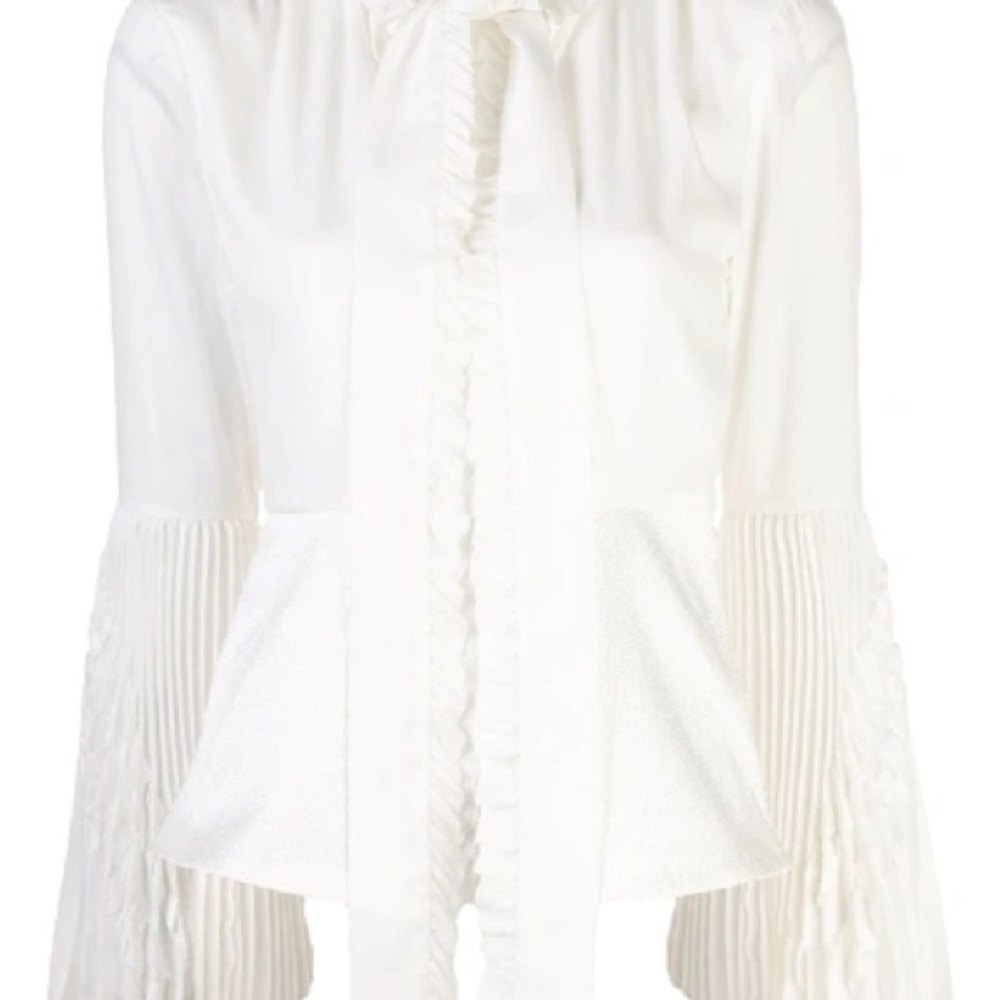 Alexis Ivory Ruffle Blouse - Picture 6 of 6